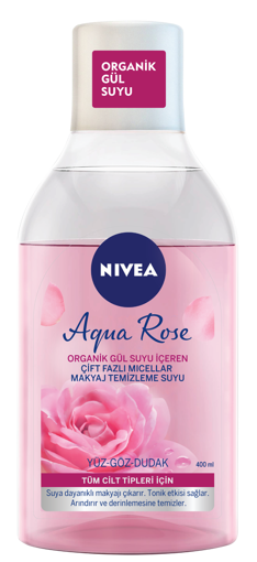 Nivea MicellAir Gül Suyu İçeren Çift Fazlı Temizleme Suyu 400 ML nin resmi