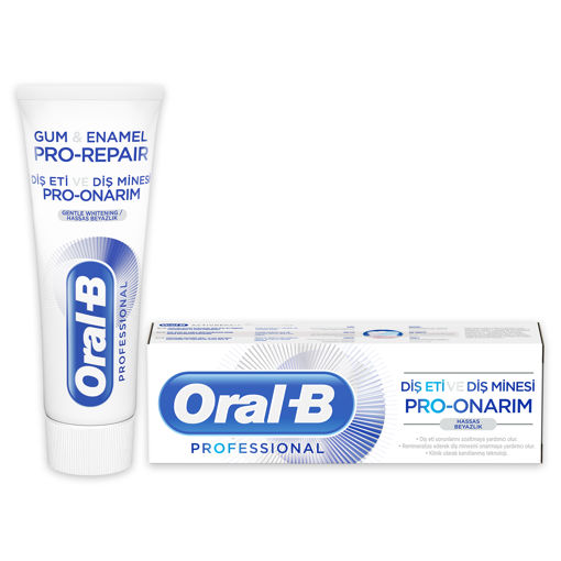 Oral-B Professional Diş Eti ve Diş Minesi Pro-Onarım Hassas Beyazlatıcı 75 Ml nin resmi