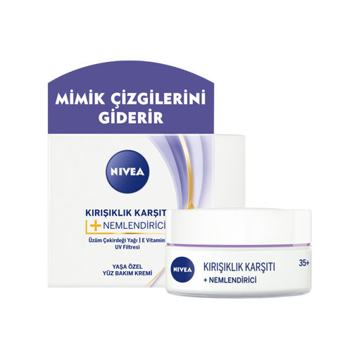 Nivea 35+ Yaş Kırışıklık Karşıtı+Nemlendirici Krem 50 Ml nin resmi