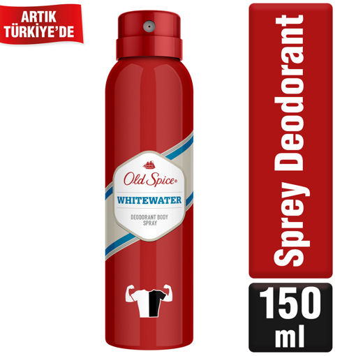 Old Spice Whitewater Sprey Deodorant 150 Ml nin resmi