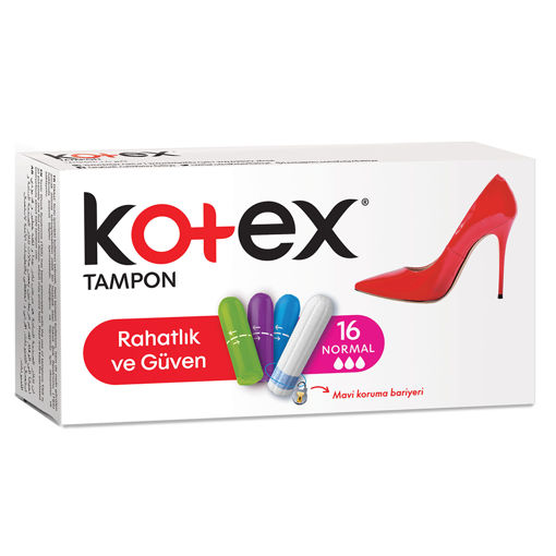 Kotex Tampon Normal 16'lı nin resmi