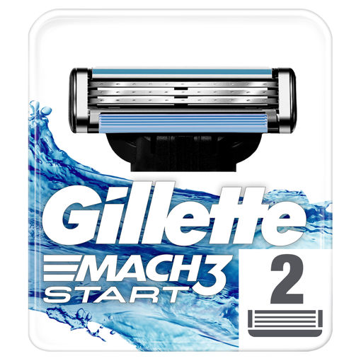 Gillette Mach3 Authentic Start Yedek Tıraş Bıçağı 2'li nin resmi