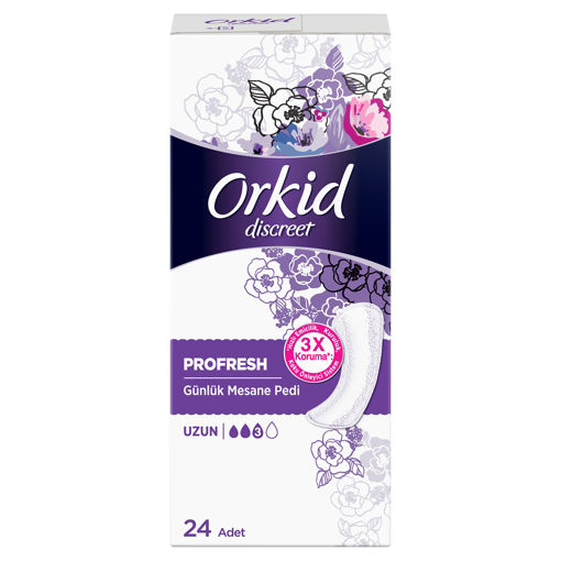 Orkid Discreet Profresh Uzun Günlük Hijyenik Ped 24'lü nin resmi