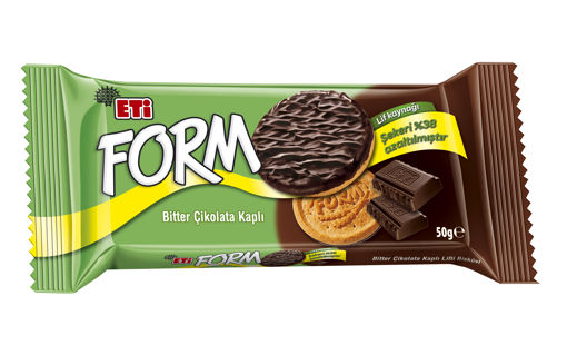 Eti Form Çikolata Kaplı Lifli Bisküvi 50 Gr nin resmi