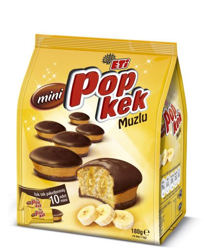 Eti Popkek Mini Muz Kremalı 180 GR nin resmi