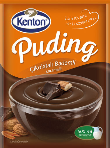 Kenton Çikolatalı, Bademli ve Karamelli Puding 100 Gr nin resmi