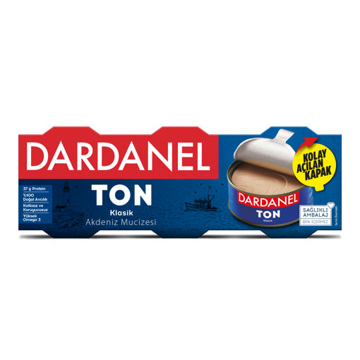 Dardanel Ton Balığı 3*75 Gr nin resmi