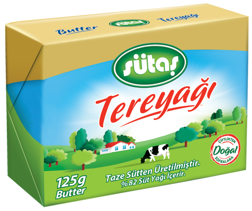 Sütaş Tereyağ 125 Gr nin resmi