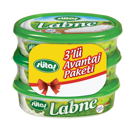 Sütaş Labne Avantaj Paket 3*180 Gr nin resmi