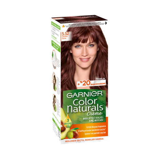 Garnier Color Naturals 5.52 Çikolata Kahve Saç Boyası nin resmi
