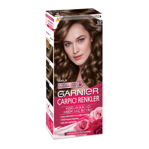 Garnier Çarpıcı Renkler 5.0 Parlak Açık Kahve Saç Boyası nin resmi