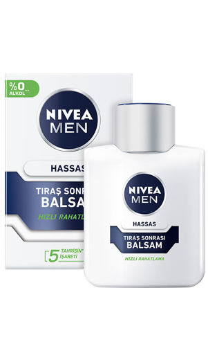 Nivea Hassas Ciltler İçin Tıraş Sonrası Balsam 100 ML nin resmi