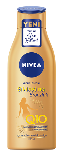 Nivea Body Q10 Sıkılaştırıcı&Bronzlaştırıcı Losyon 200 ML nin resmi