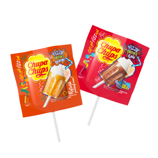 Chupa Chups Fizzy Lolipop 15 Gr nin resmi