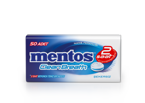 Mentos 2 Hours Clean Breth Pepper Mınt 35 Gr nin resmi