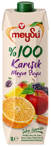 Meysu %100 Karışık Meyve Suyu 1 Lt nin resmi