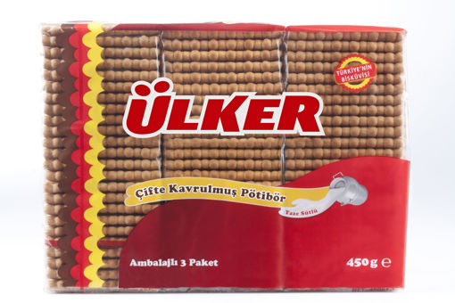 Ülker Çifte Kavrulmuş Pötibör Bisküvi 450 Gr nin resmi