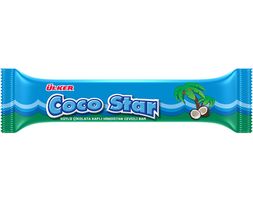 Ülker Cocostar Sütlü Çikolata Kaplı Hindistan Cevizli Bar 25 Gr nin resmi