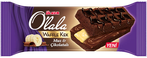 O'lala Waffle Kek Muz&Çikolatalı 70 Gr nin resmi