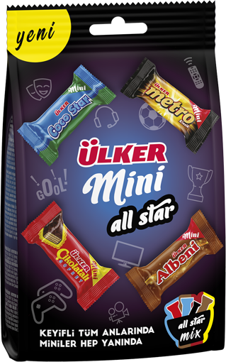 Ülker  Mini All Star Karma Paket 91 Gr nin resmi