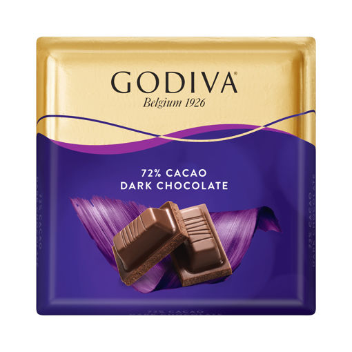 Godiva %72 Bitter Kare Çikolata 60 Gr nin resmi