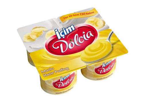 İçim Dolcia Muzlu Puding 4'lü 100 Gr nin resmi