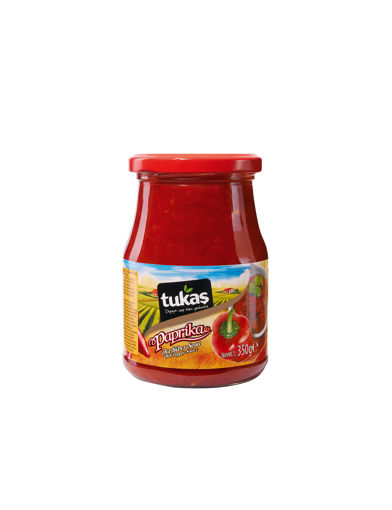 Tukaş Paprika Sos 350 Gr nin resmi