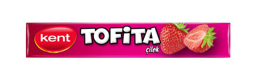 Kent Tofita Çilek Aromalı Toffe Şeker 47 Gr nin resmi