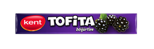 Kent Tofita Böğürtlen Aromalı Toffe Şeker 47 Gr nin resmi