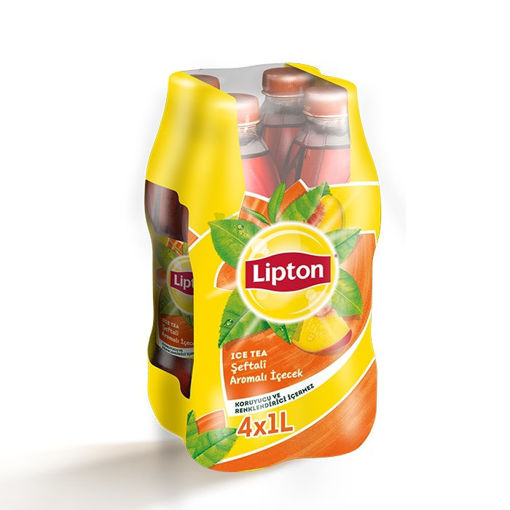 Lipton Ice Tea Şeftali Aromalı İçecek 4*1 Lt nin resmi