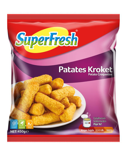 Superfresh Patates Kroket 450 Gr nin resmi