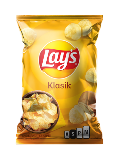 Lay's Klasik Patates Cipsi Süper Boy 125 Gr nin resmi