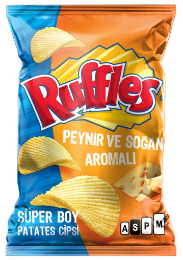 Ruffles Peynir ve Soğan Aromalı Süper Boy 125 Gr nin resmi