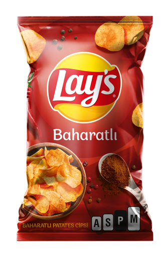 Lay's Baharatlı Patates Cipsi Parti Boy 160 Gr nin resmi