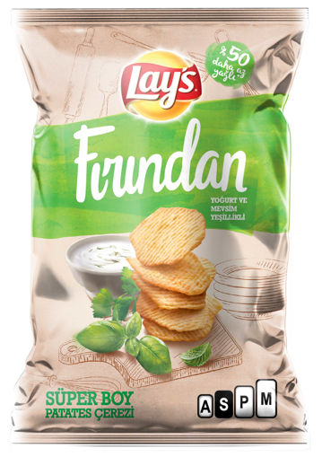 Lay's Fırından Yoğurt&Mevsim Yeşillikli Süper Boy 125 Gr nin resmi