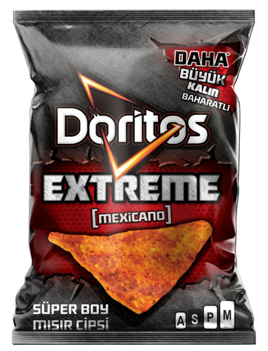 Doritos Extreme Mısır Cipsi Süper Boy 113 Gr nin resmi