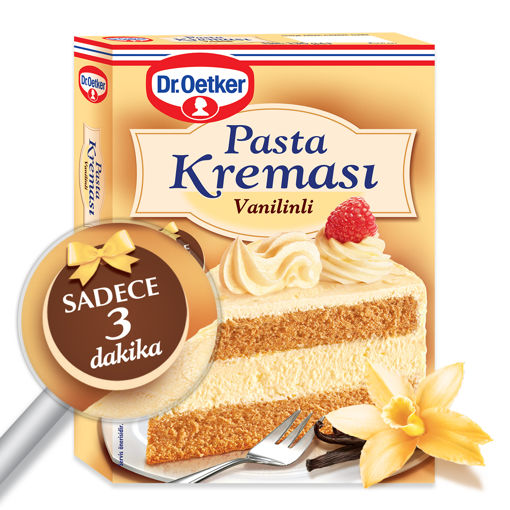 Dr. Oetker Vanilyalı Pasta Kreması 130 Gr nin resmi