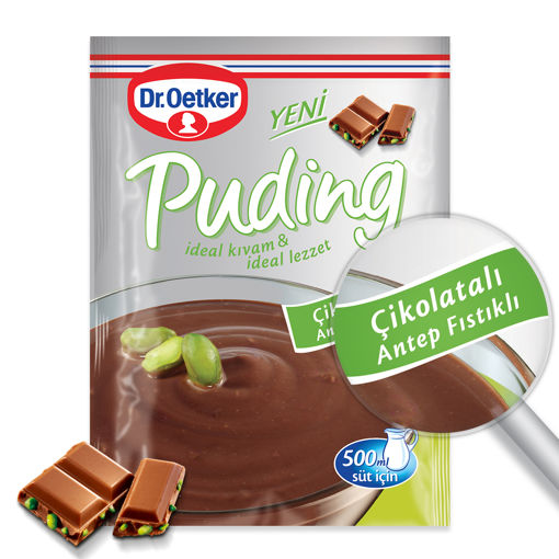 Dr. Oetker Çikolatalı&Antep Fıstıklı Puding 100 Gr nin resmi