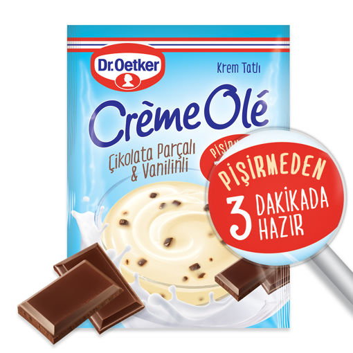 Dr. Oetker Çikolata Parçalı Vanilyalı Creme Ole 109 Gr nin resmi