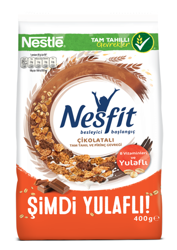Nestle Nesfit Çikolatalı Kahvaltılık Gevrek 400 Gr nin resmi