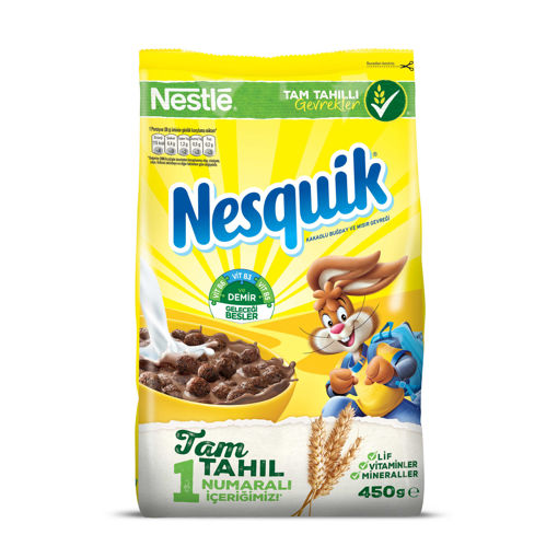 Nestle Nesquik Mısır Gevreği 450 Gr nin resmi