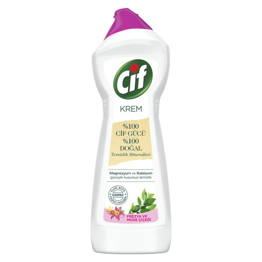 Cif Krem Müge Çiçeği ve Frezya Mutfak ve Banyo Temizleyici 750 Ml nin resmi