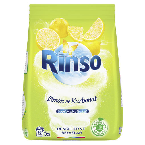 Rinso Limon&Karbonat Toz Çamaşır Deterjanı 6 Kg nin resmi