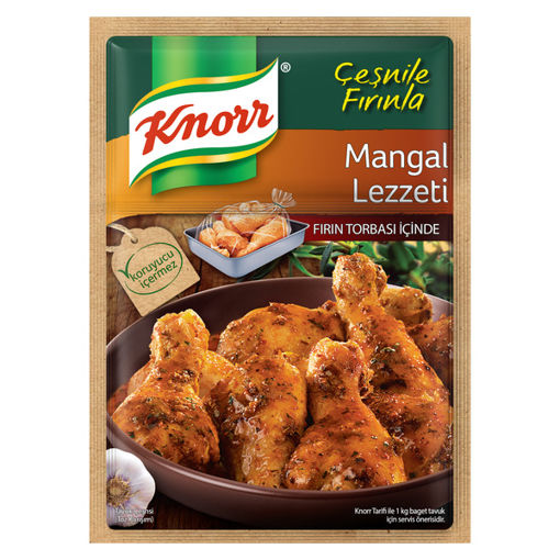 Knorr Mangal Lezzeti Fırında Tavuk Çeşnisi nin resmi