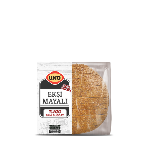 Uno Ekşi Mayalı Tam Buğday Ekmek 450 Gr nin resmi