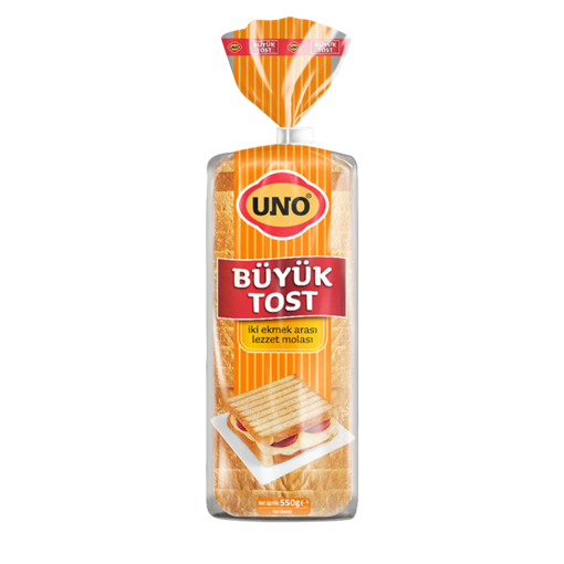 Uno Büyük Tost Ekmeği 550 Gr nin resmi