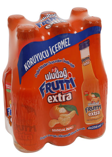 Uludağ Frutti Extra Mandalina Aromalı Maden Suyu 6'lı nin resmi