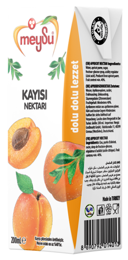 Meysu Kayısı Nektarı 200 Ml nin resmi