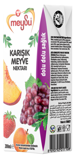 Meysu Karışık Vitaminli Nektar 200 Ml nin resmi