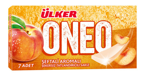 Oneo Şeftali Aromalı Draje Sakız 14 Gr nin resmi